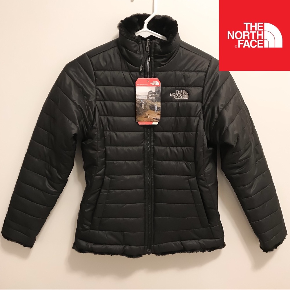 GIRLS' REVERSIBLE MOSSBUD SWIRL JACKET M 10/12